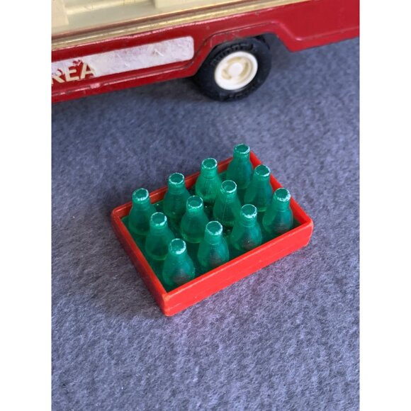 Coca-Cola Metal Tin Toy Japan Vintage Buddy L Semi-Truck Metal - Picture 4 of 12